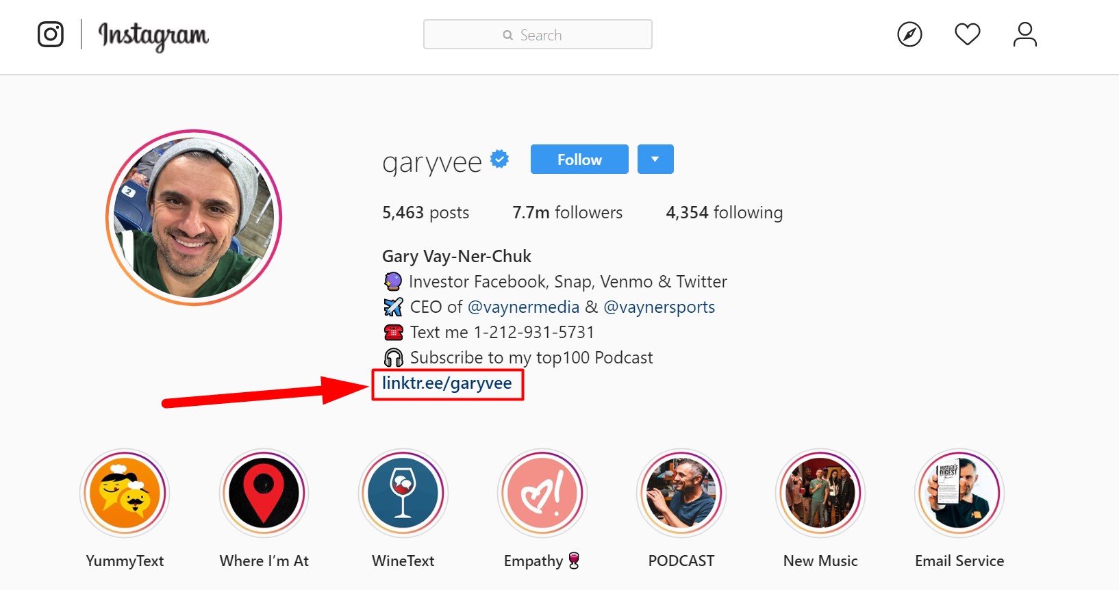 how to affiliate link instagram